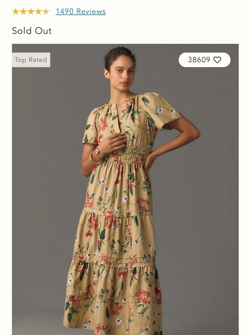Anthropologie Somerset Maxi